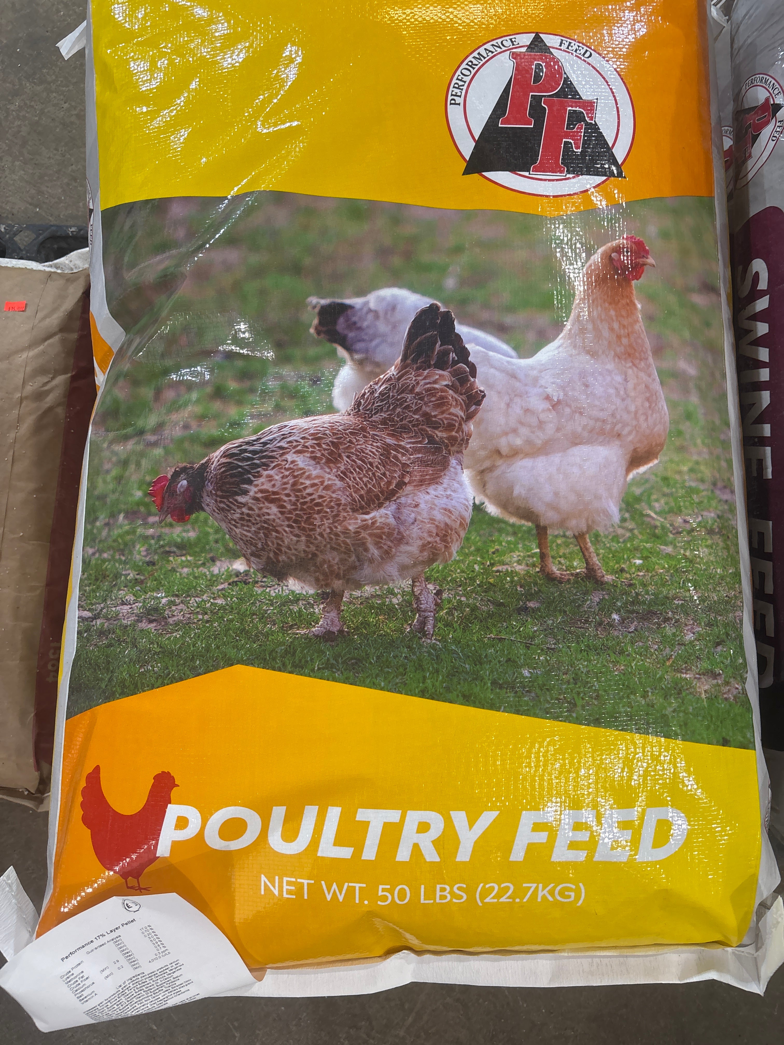 17% Layer Pellets. 50lbs.